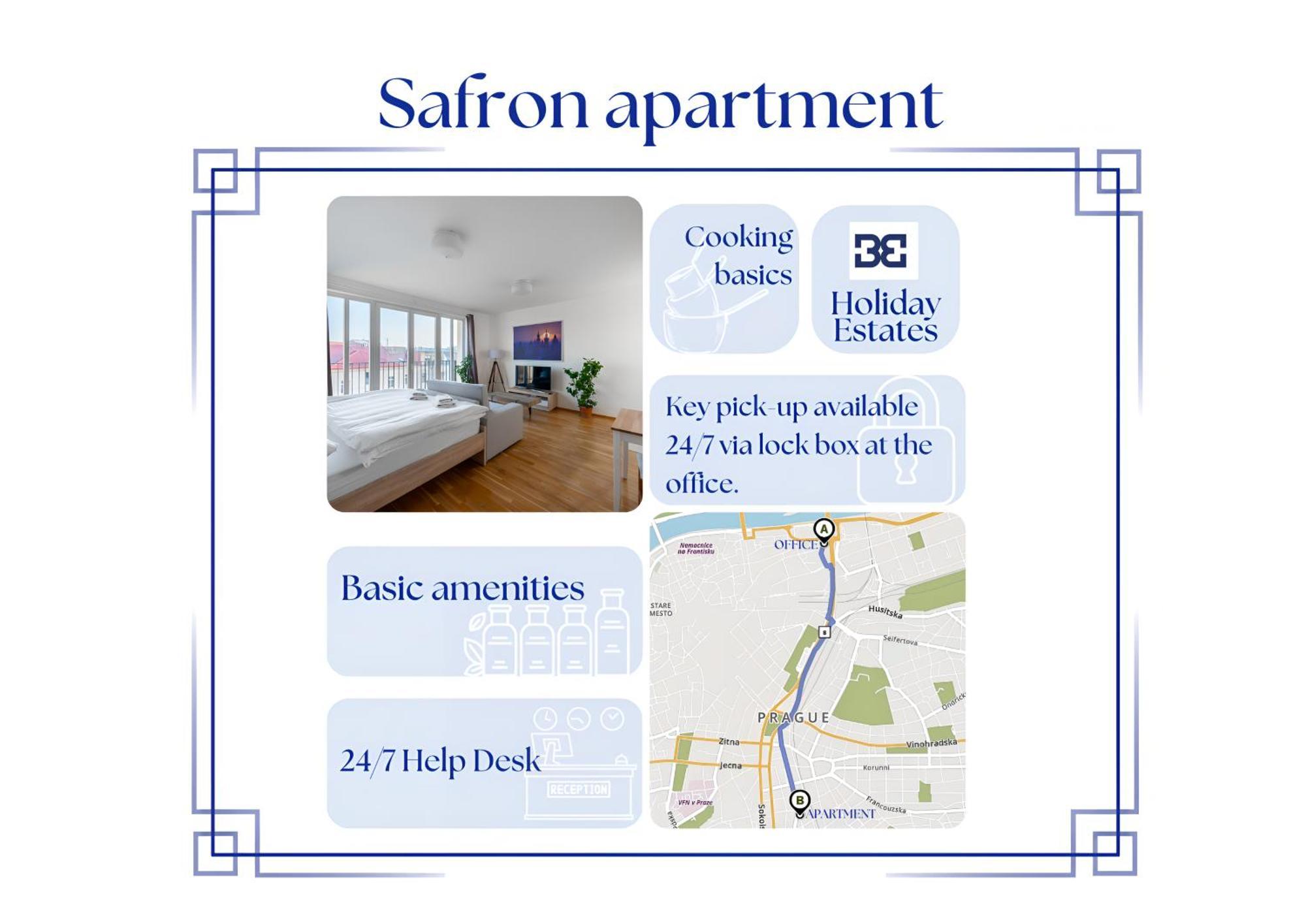 Sunny Safron Apartment 프라하 외부 사진